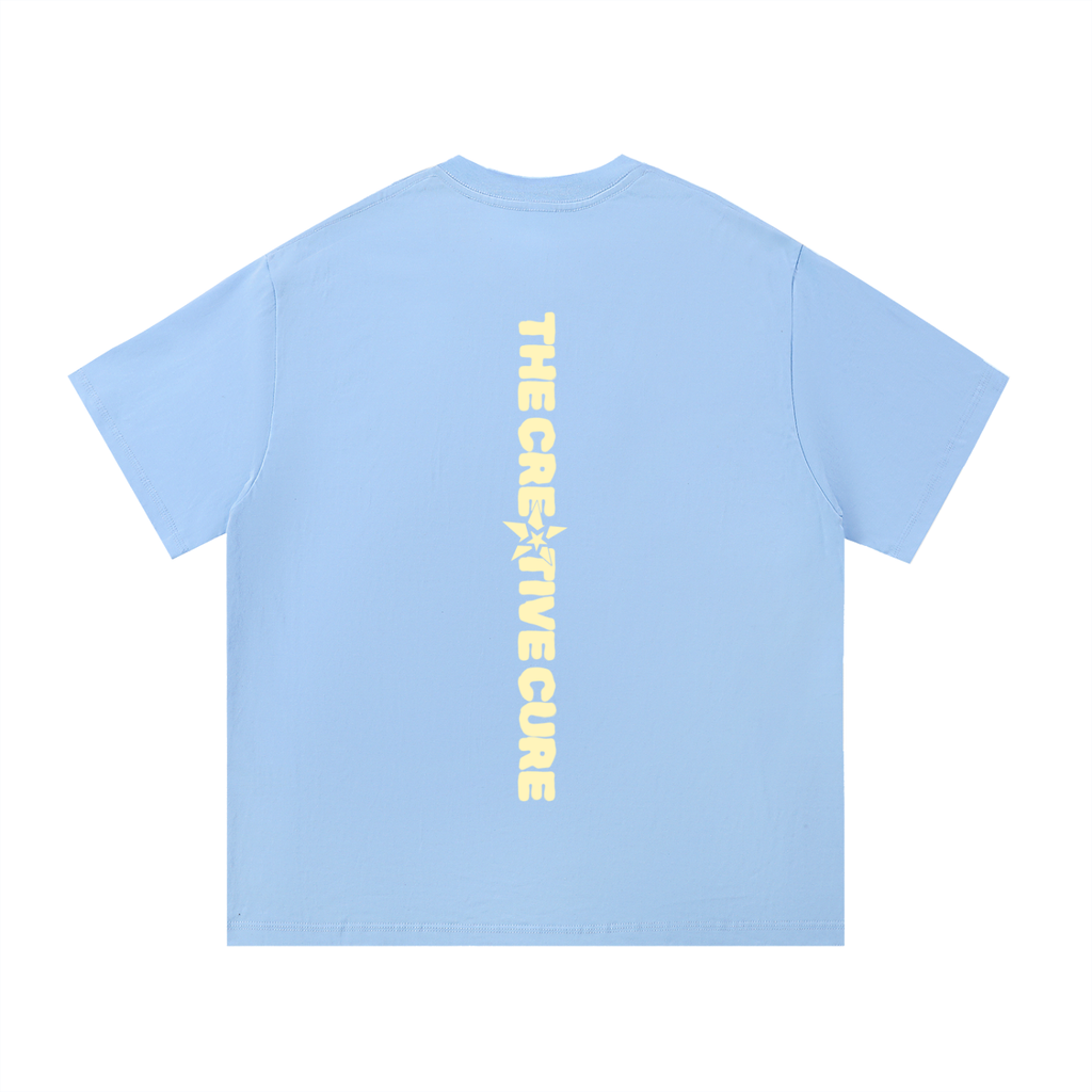 The Creative Cure Neon Tee - Baby Blue
