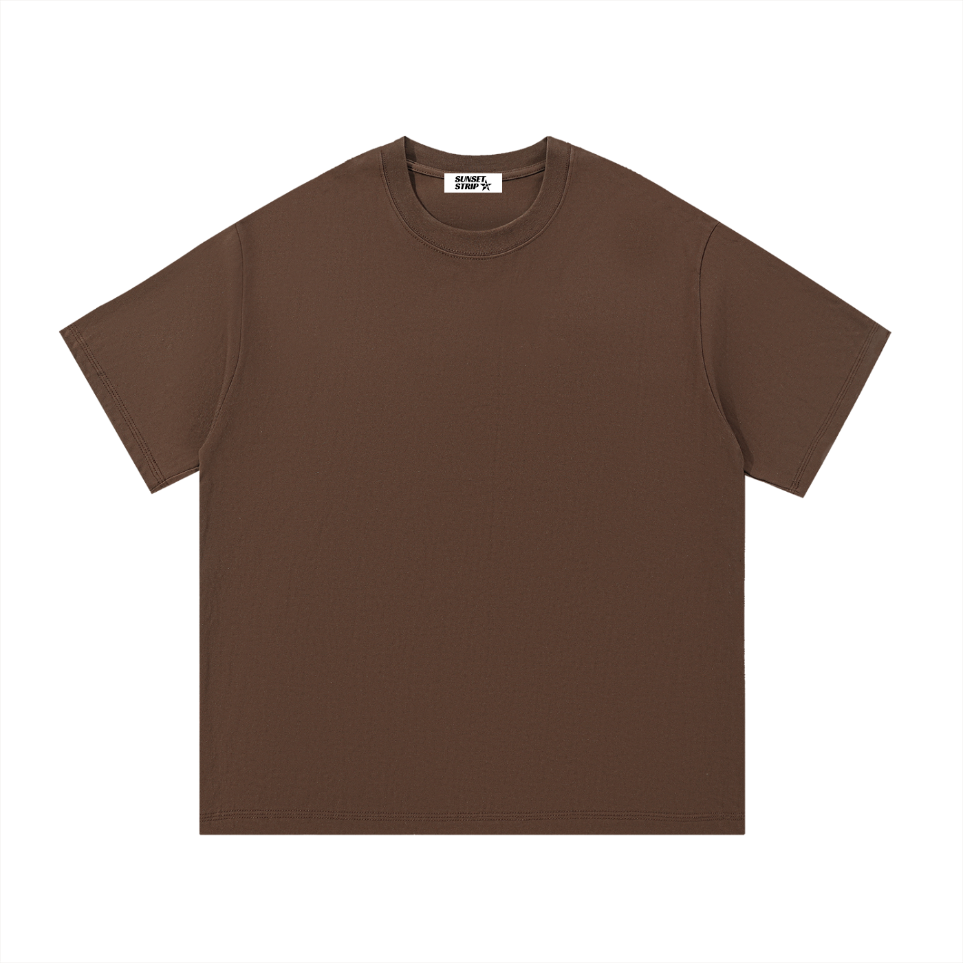 Sunset Strip Neon Tee - Brown