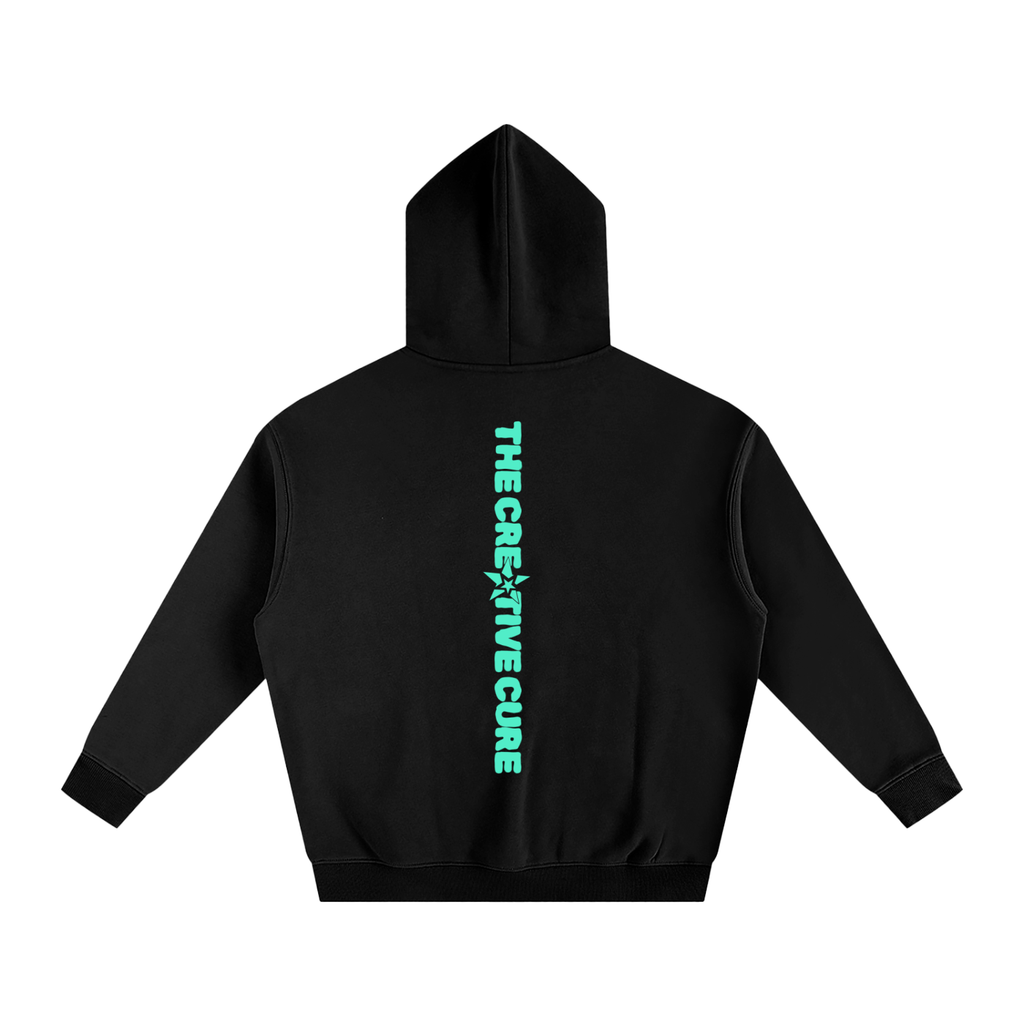 The Creative Cure Neon Hoodie - Black
