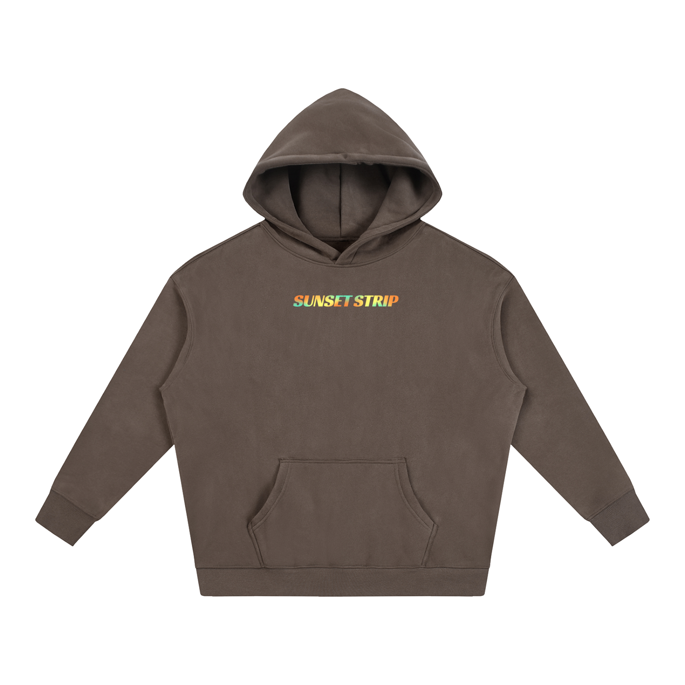 The Creative Cure Neon Mix Hoodie - Brown