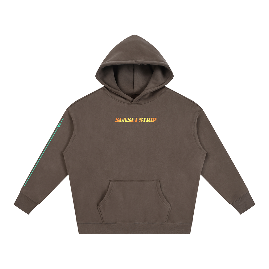 More Everything Neon Hoodie - Brown