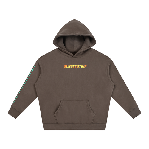 More Everything Neon Hoodie - Brown