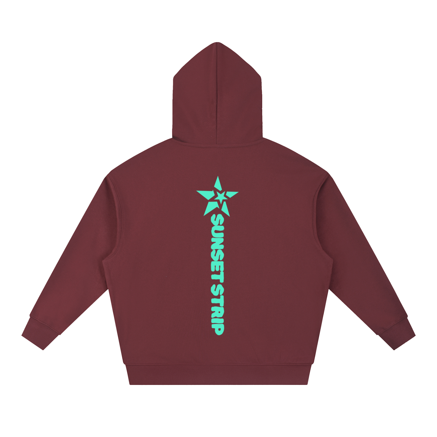 Sunset Strip Neon Hoodie - Red