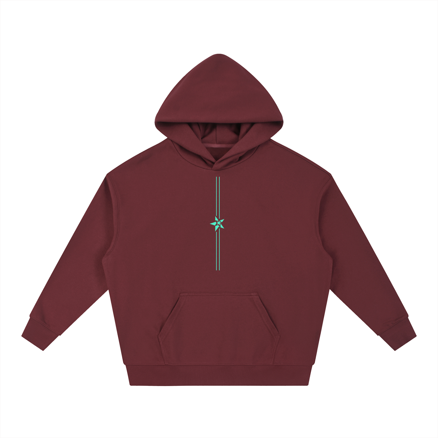 Sunset Strip Neon Hoodie - Red